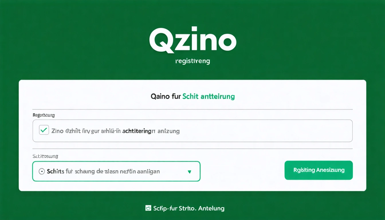 Qzino registrierung Schritt für Schritt Anleitung
